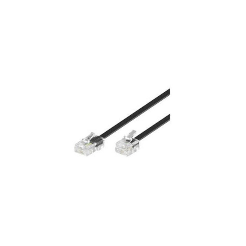 RJ11-RJ45 6M M/M Black