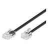 RJ11-RJ45 6M M/M Black