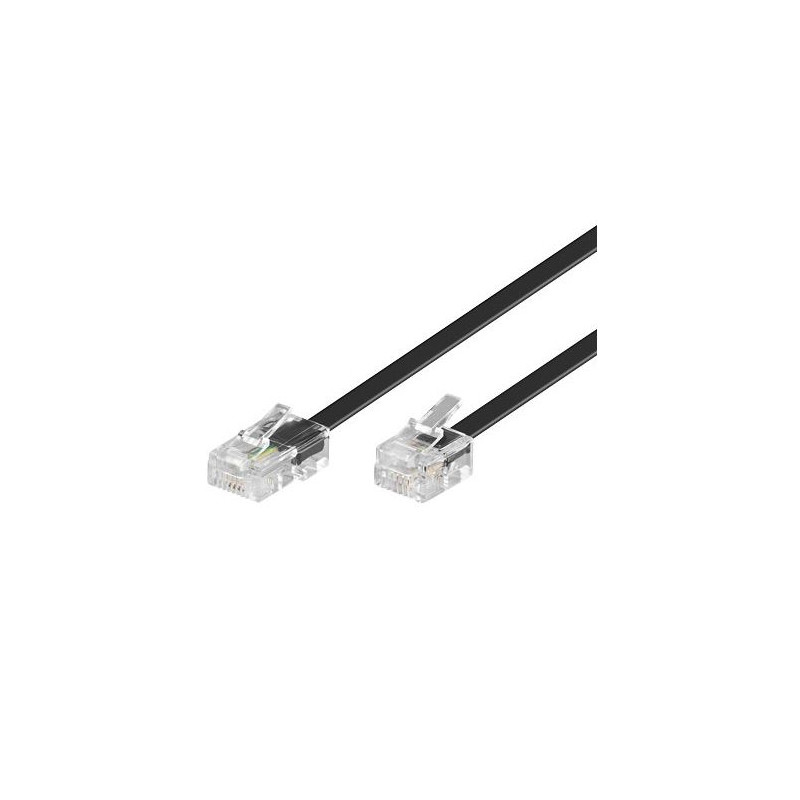 RJ11-RJ45 15M M/M Black