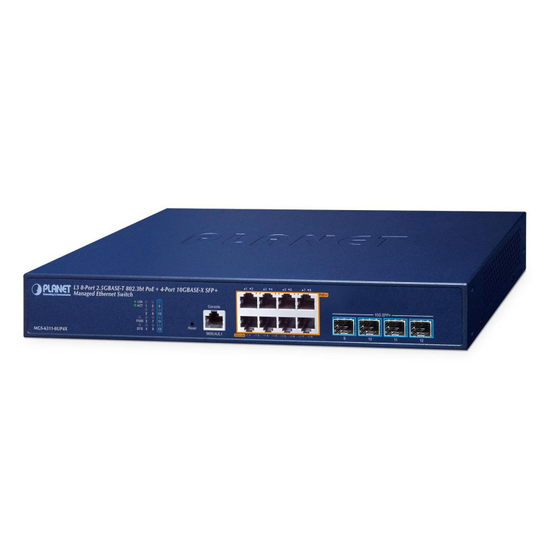 Layer 3, 8-Port 2.5GBASE-T