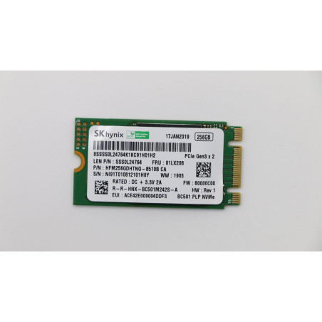 256GB M.2 PCIe NVMe Solid
