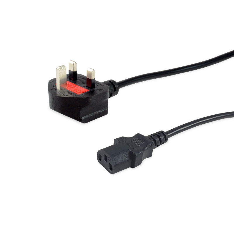 Uk Power Cord, C13 To Bs1363,