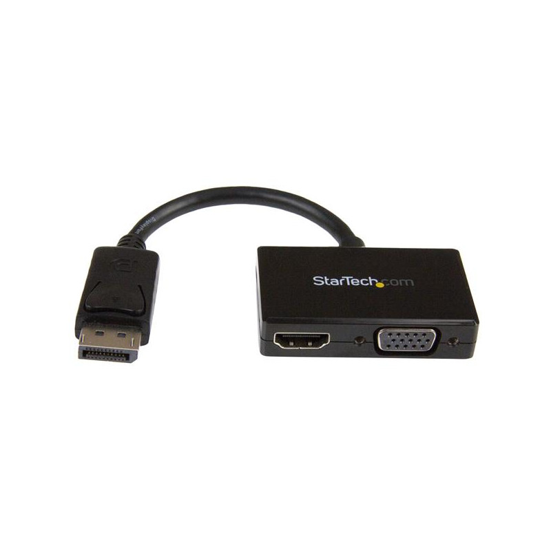 Travel A/V Adapter: DP to VGA/HDMI