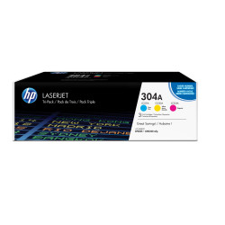 HP 304A CYM Tri-Pack LaserJet Toner Cart