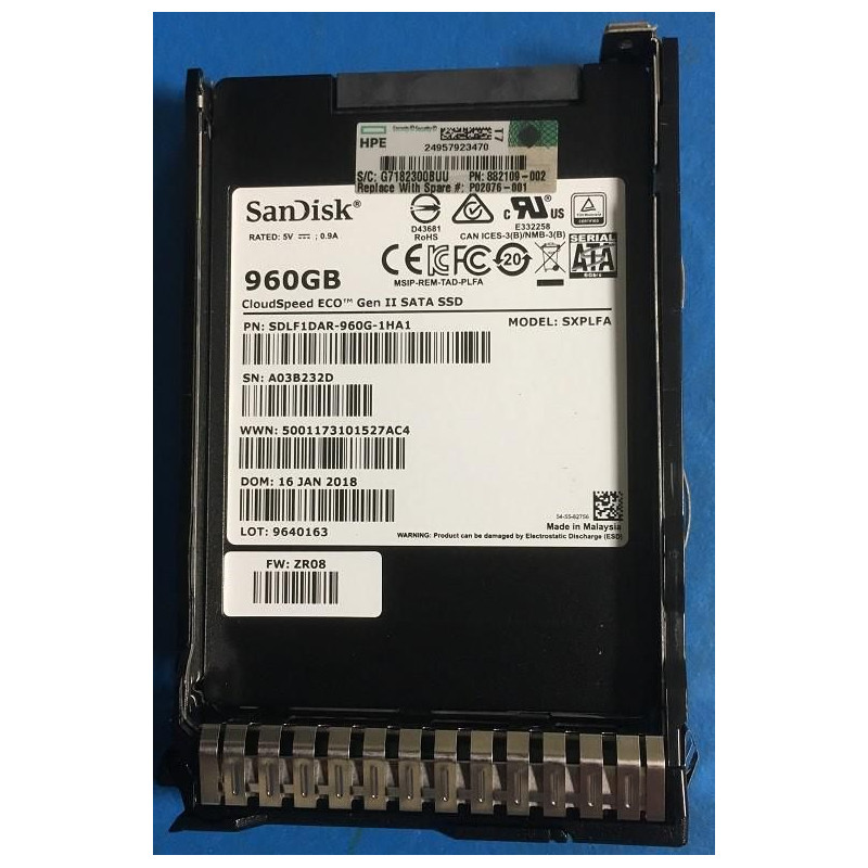 DRV SSD 960GB SFF SATA