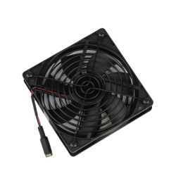 4" DC FAN 1 69CFM W/GUARDS EU COMP