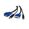 6 ft 2-in-1 USB KVM Cable