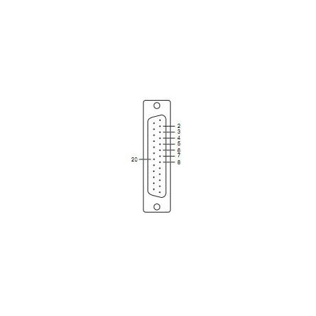 KABEL, FLADKABEL F20 TIL 2x DB
