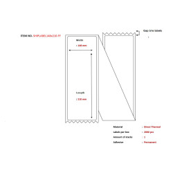 Ship-label 148 x 210mm, | APLIUM