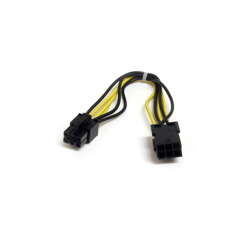 8in 6 pin PCIe Power Extension Cable