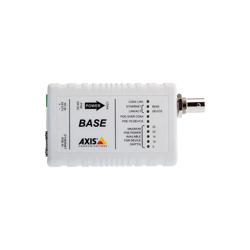 Axis T8641 POE+ Over Coax Base In | APLIUM