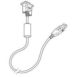 USB cable, straight, 2.9m