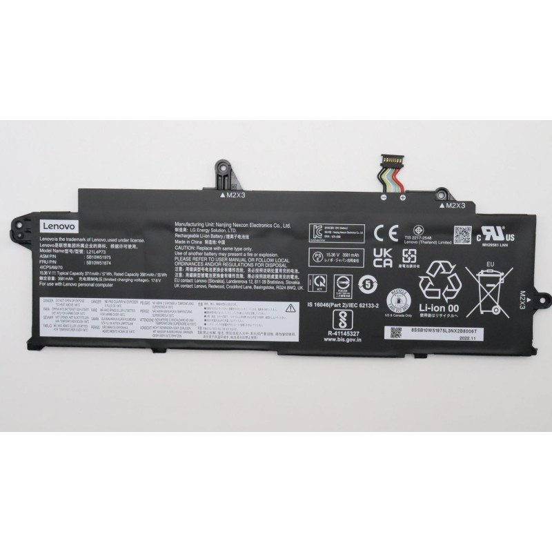 57Wh Internal lithium-ion