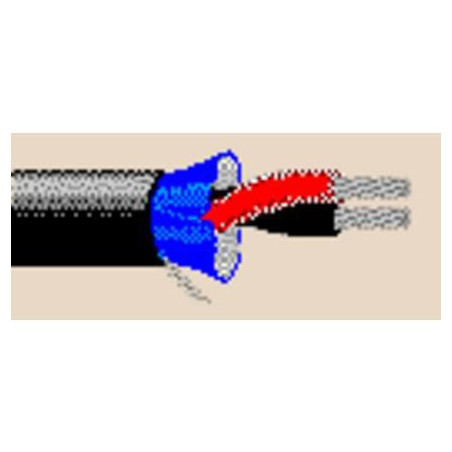 Audio Cable, #24-2c, TC, O/A