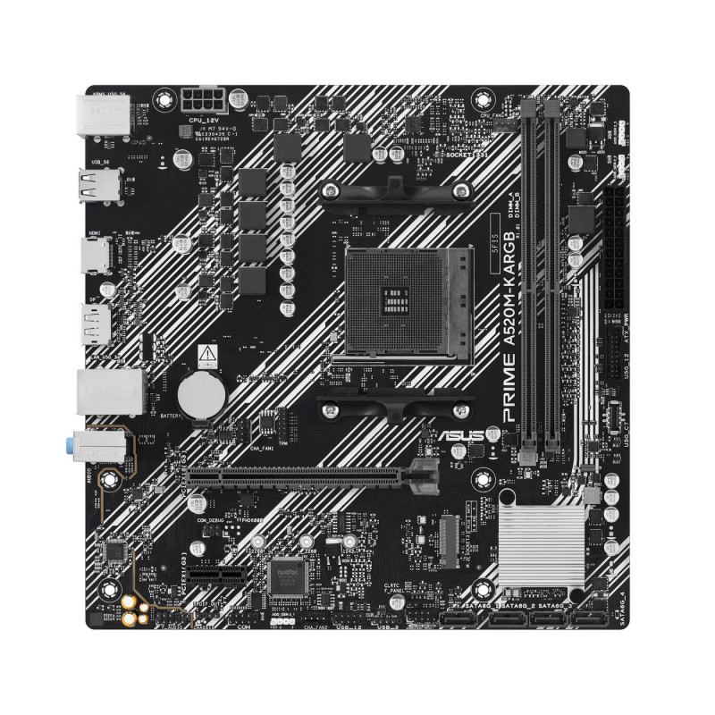 ASUS PRIME A520M-K ARGB AMD A520 Zócalo AM4 micro ATX | APLIUM
