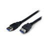 2m Black USB 3.0 Extension Cable M/F