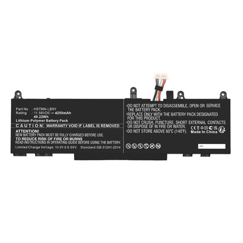 Laptop Battery for HP 49.22Wh