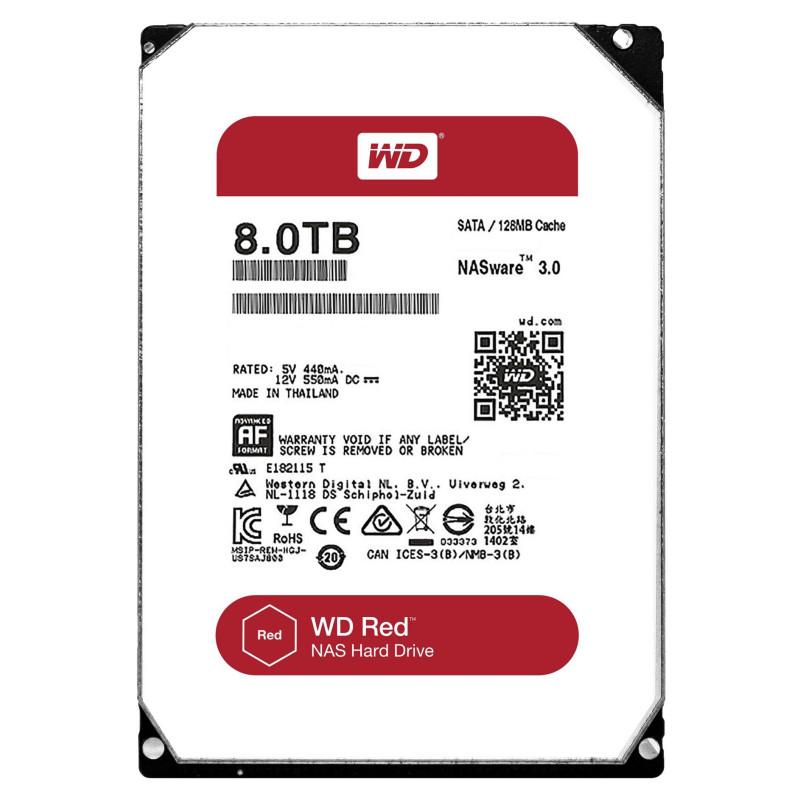 WD Red 8TB 24x7