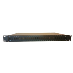 Fibre patch panel 19" 1U 24