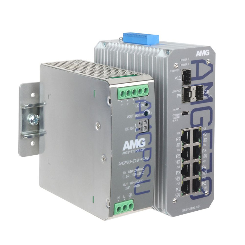 90 Degree DIN Rail Wall