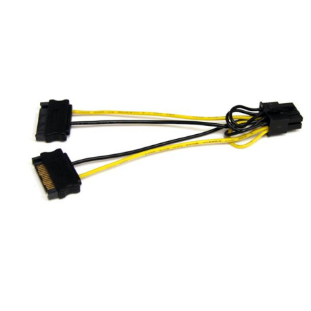 6" SATA to 8Pin PCIe Power Cable Adapter