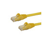 75ft CAT6 Ethernet Cable Yellow 100W PoE