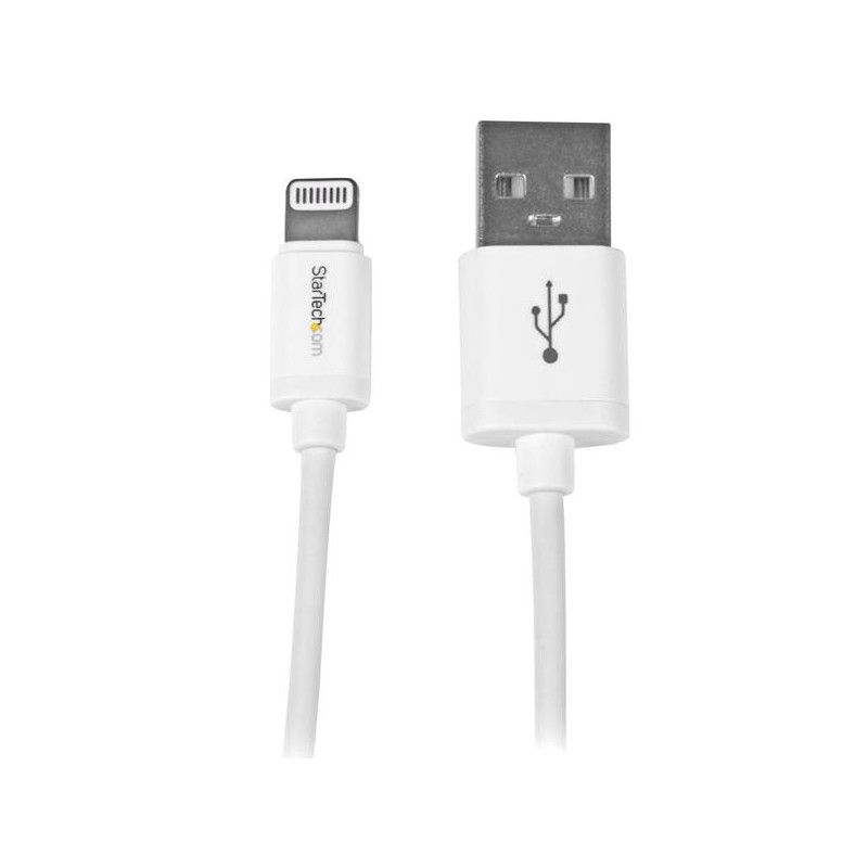 1m White 8-pin Lightning to USB Cable