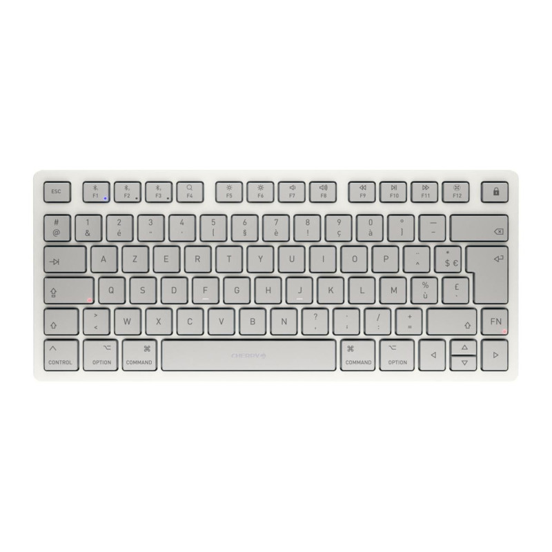 Cherry Kw 7100 Mini Bt For Mac Fr Layout Moonlight White | APLIUM