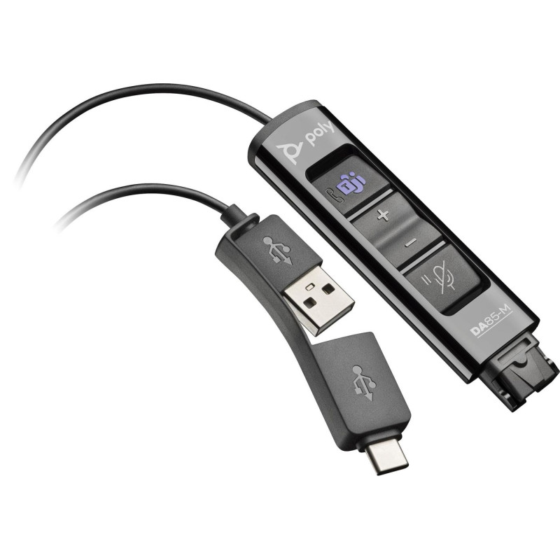 HP Poly DA85-M USB to QD Black Adapter TAA Adaptador de inte | APLIUM