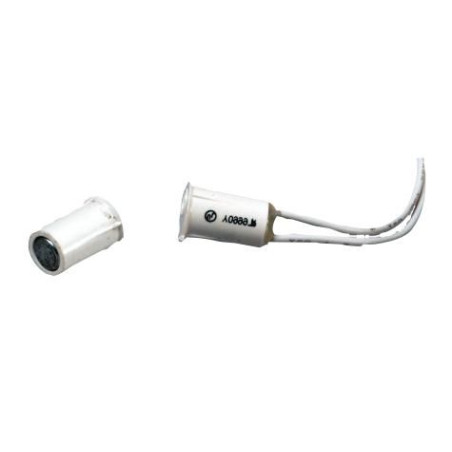 White Miniature Recess Contact