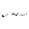 White Miniature Recess Contact