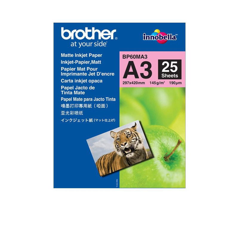 25 sheets matt A3