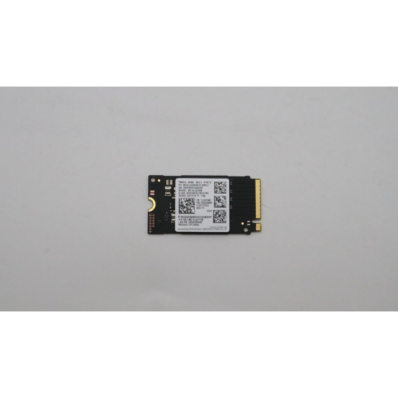 256GB M.2 NVMe SSD with PCIe