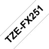 Tape Black on White 24mm