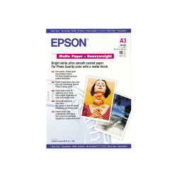 Epson - Mate - A3 (297 x 420 mm) - 167 g/m² - 50 hoja(s) papel - para