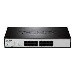 D-Link DES 1016D - Conmutador - 16 x 10/100 - sobremesa