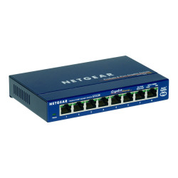 NETGEAR GS108 - Conmutador - 8 x 10/100/1000 - sobremesa