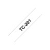 TC201 12MM Black On White Tape | APLIUM