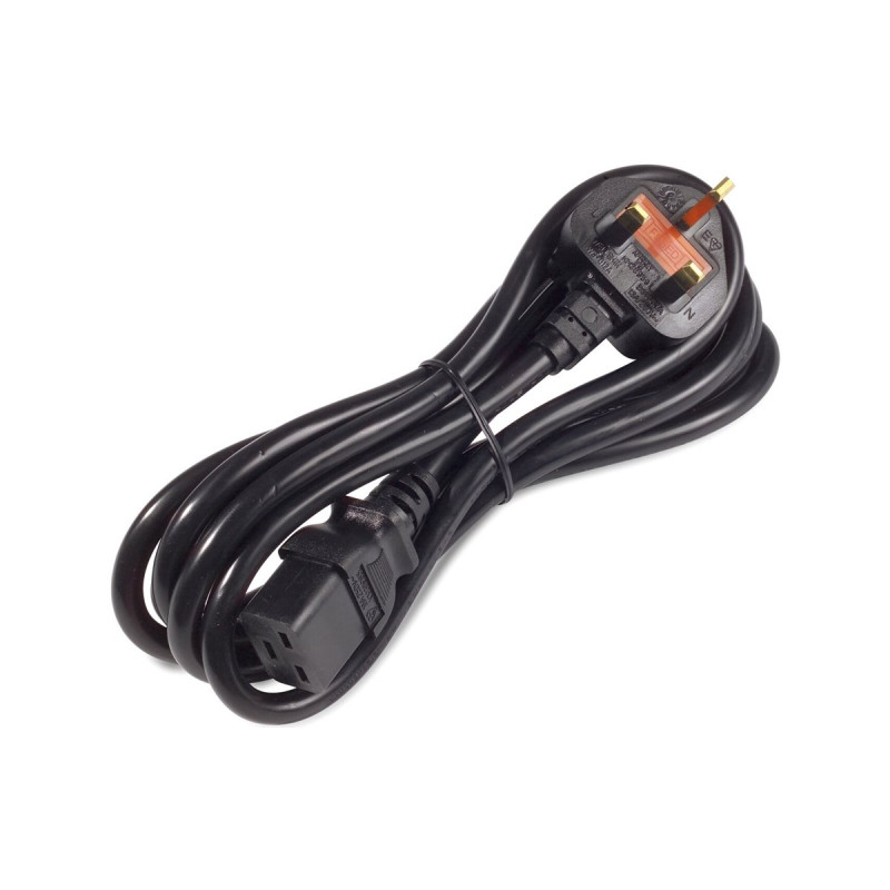 Power Cord 16A 200-240V C19 To Uk Plug | APLIUM