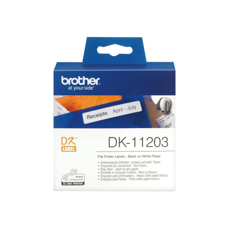 Dk Single Lable Rolls F/ QL-500 550 300PCS/RL 17X87M | APLIUM