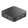 4-PORT USB 2.0 Hub 4X A-port / 1X B-port | APLIUM