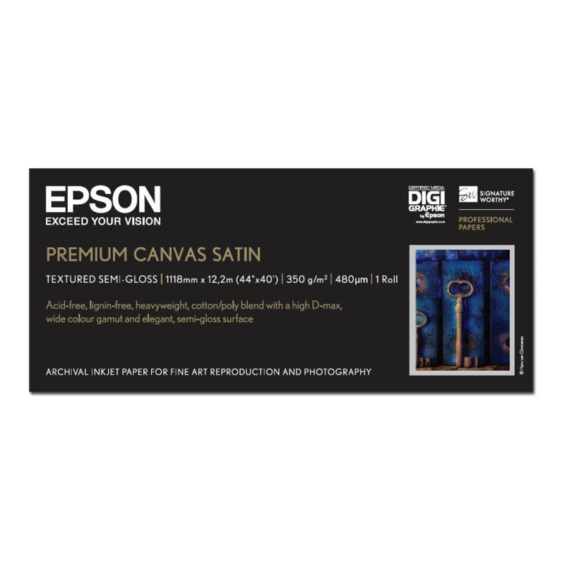 Epson PremierArt Water Resistant Canvas - Brillante - Rollo | APLIUM