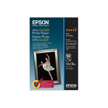 Epson Ultra Glossy Photo Paper - Brillante - 130 x 180 mm 50 hoja(s) p