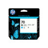 70 Matte BLACK+CYAN Printhead F/ DesignJet Z2100 | APLIUM