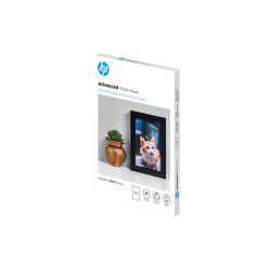 HP Advanced Papel fotográfico con brillo - Brillante - 100 x 150 mm -