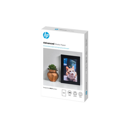 HP Adv Glossy Photo Paper 250G 10X15 Borderless 100SH | APLIUM
