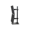 DS100 Serie 2X Lcd Freestand Black 28IN Vertical | APLIUM