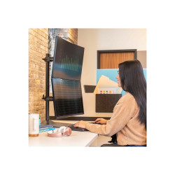 DS100 Serie 2X Lcd Freestand Black 28IN Vertical | APLIUM