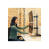 DS100 Serie 2X Lcd Freestand Black 28IN Vertical | APLIUM