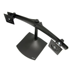Double Monitor Horz Stand Black | APLIUM